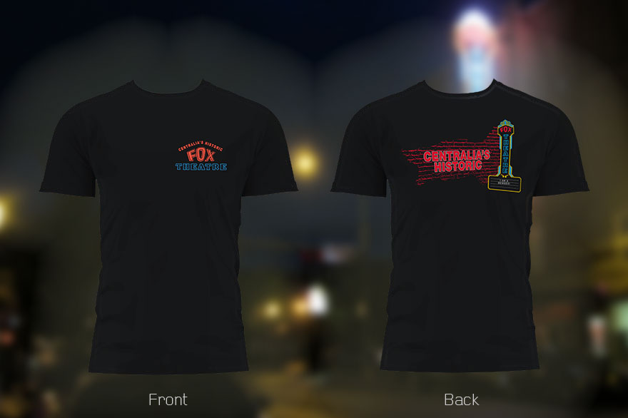 Centralia Fox Theatre T-Shirt Design