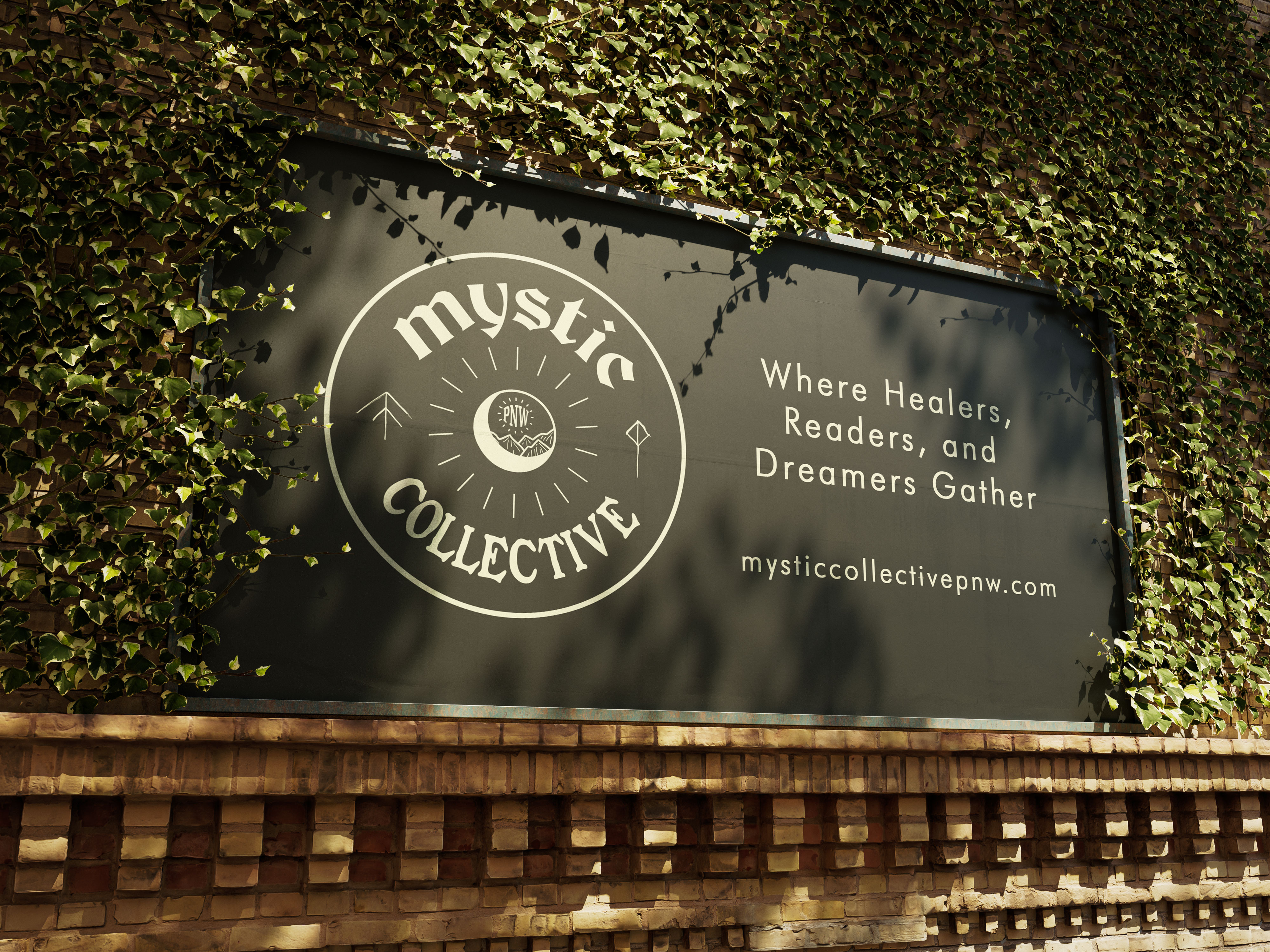 mystic collective pnw signage