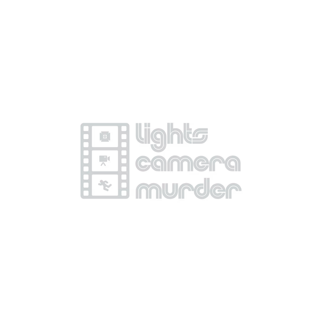 Lights, Camera, Murder event identity and visual communication by Kraken Design